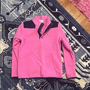 Vineyard Vines Pink and Navy Pullover